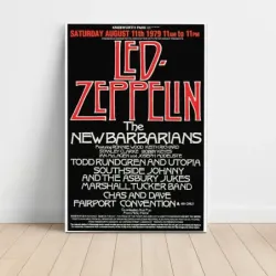 Led Zeppelin – Knebworth Park 1979 Fine Art Concert Poster