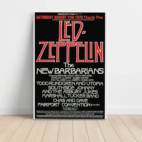 Led Zeppelin – Knebworth Park 1979 Fine Art Concert Poster