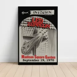 Led Zeppelin – Madison Square Garden 1970 Fine Art Concert Poster