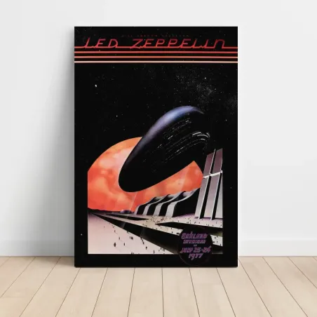 Led Zeppelin – Oakland Stadium 1977 Fine Art Concert Poster