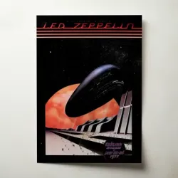Led Zeppelin – Oakland Stadium 1977 Fine Art Concert Poster