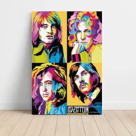 Led Zeppelin – Pop Art Portraits Fine Art Music Poster