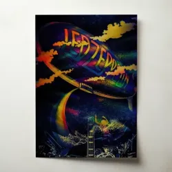 Led Zeppelin – Rainbow Zeppelin Fine Art Music Poster