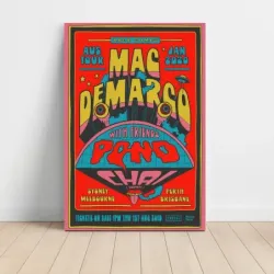 Mac DeMarco – Australian Tour 2020 Fine Art Concert Poster