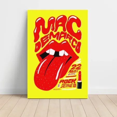Mac DeMarco – Rock En Seine Paris 2014 Fine Art Concert Poster