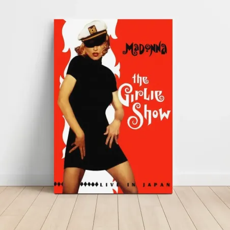 Madonna – The Girlie Show Live In Japan Fine Art Concert Poster