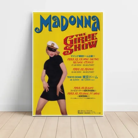 Madonna – The Girlie Show Tokyo Dome 1993 Fine Art Concert Poster