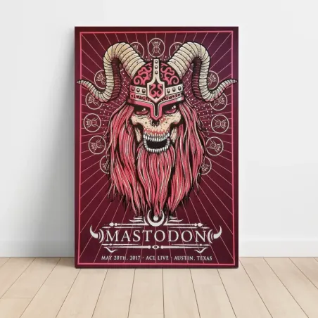 Mastodon – ACL Live Austin 2017 Fine Art Concert Poster