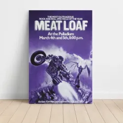 Meat Loaf – At The Palladium Fine Art Concert Poster