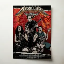 Metallica – Asia Tour 2013 Kuala Lumpur Fine Art Concert Poster