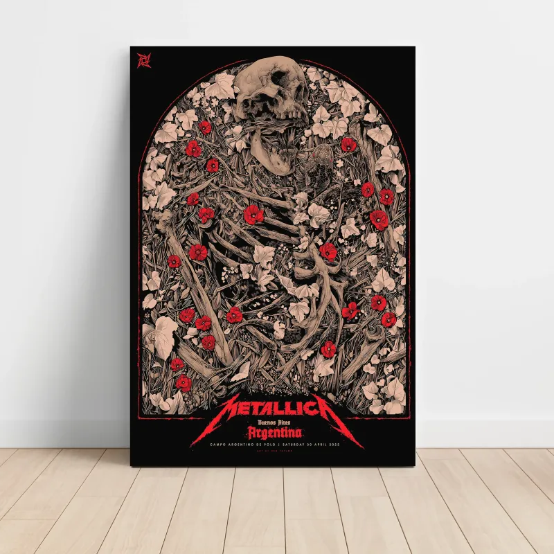 Metallica – Campo Argentino de Polo Buenos Aires 2022 Fine Art Concert Poster