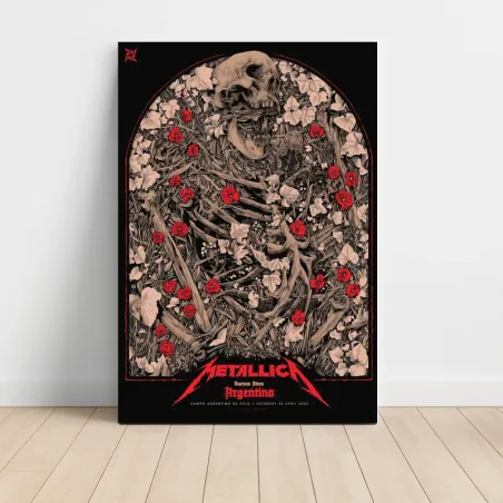 Metallica – Campo Argentino de Polo Buenos Aires 2022 Fine Art Concert Poster