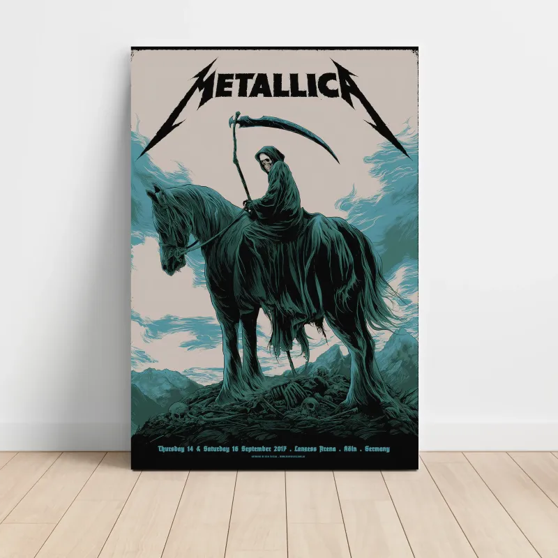 Metallica – Lanxess Arena Köln 2017 Fine Art Concert Poster