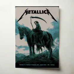 Metallica – Lanxess Arena Köln 2017 Fine Art Concert Poster