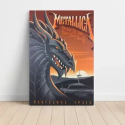 Metallica – Palau Sant Jordi Barcelona 2018 Fine Art Concert Poster