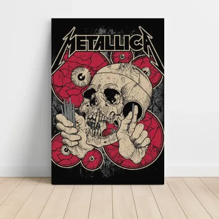 Metallica – Skull and Hands Fine Art Music Poster
