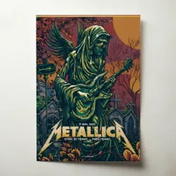 Metallica – Stade de France Paris 2023 Fine Art Concert Poster