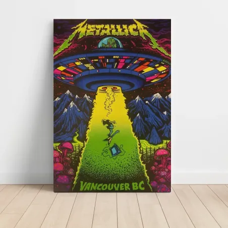 Metallica – Vancouver BC UFO Fine Art Concert Poster
