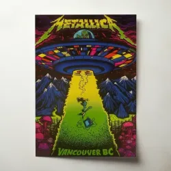 Metallica – Vancouver BC UFO Fine Art Concert Poster