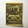 Metallica and Exodus – New Year's Eve San Francisco Civic Fine Art Concert Poster