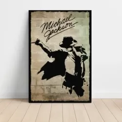 Michael Jackson – Stencil Dance Signature Fine Art Music Poster