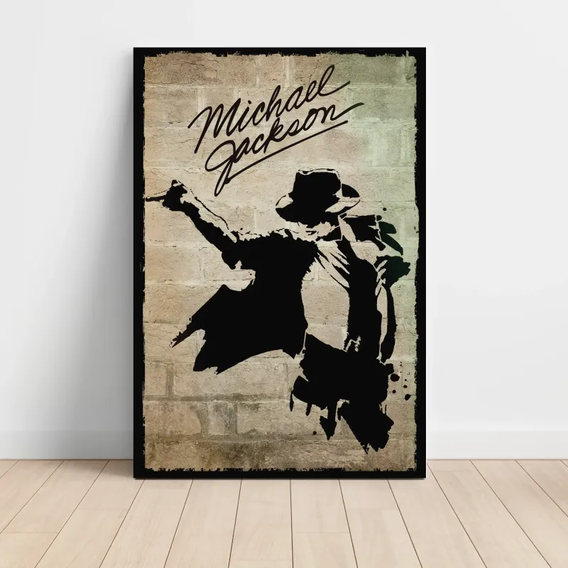 Michael Jackson – Stencil Dance Signature Fine Art Music Poster