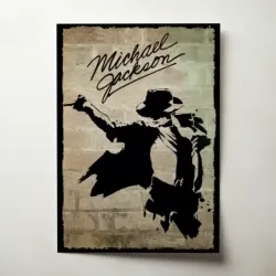 Michael Jackson – Stencil Dance Signature Fine Art Music Poster