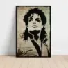 Michael Jackson – Stencil Portrait Fine Art Music Poster