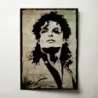 Michael Jackson – Stencil Portrait Fine Art Music Poster