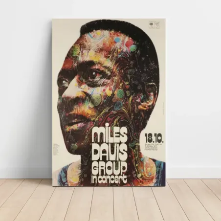 Miles Davis Group – In Concert Frankfurt 1971 Fine Art Concert Poster