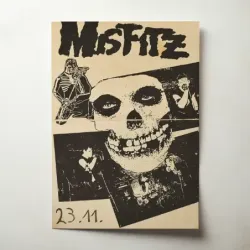 Misfits – Skull Flyer Fine Art Concert Poster