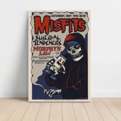 Misfits and Suicidal Tendencies – Prudential Center Newark 2018 Fine Art Concert Poster
