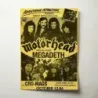 Motörhead and Megadeth – Pavilion 1986 Fine Art Concert Poster