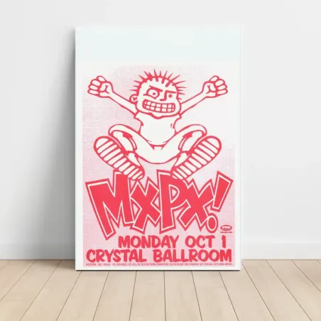 MxPx – Crystal Ballroom Fine Art Concert Poster