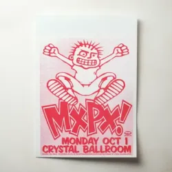 MxPx – Crystal Ballroom Fine Art Concert Poster
