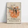 My Chemical Romance – Angel In Flames Fine Art Music Poster