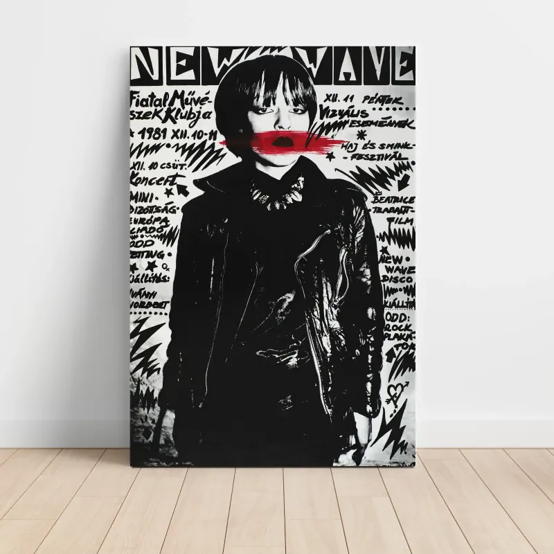 New Wave – Fiatal Művészek Klubja Budapest 1981 Fine Art Concert Poster