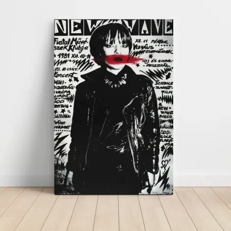 New Wave – Fiatal Művészek Klubja Budapest 1981 Fine Art Concert Poster