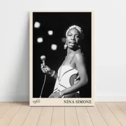 Nina Simone – 1965 Photo Fine Art Music Poster