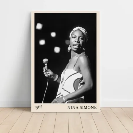 Nina Simone – 1965 Photo Fine Art Music Poster