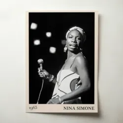 Nina Simone – 1965 Photo Fine Art Music Poster
