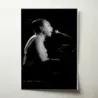Nina Simone – At The Piano Black and White Fine Art Music Poster