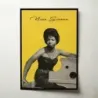 Nina Simone – At The Piano Yellow Fine Art Music Poster