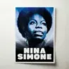 Nina Simone – Blue Portrait Fine Art Music Poster