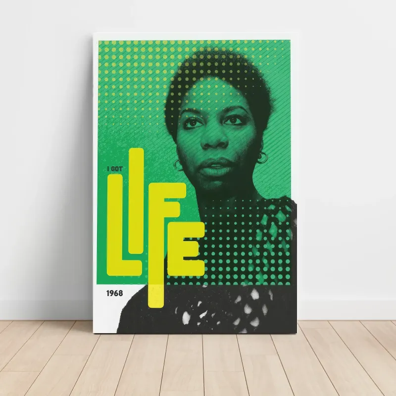 Nina Simone – I Got Life 1968 Fine Art Music Poster