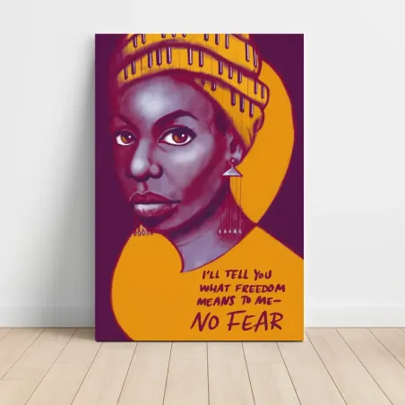 Nina Simone – No Fear Fine Art Music Poster