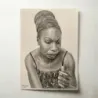 Nina Simone – Pencil Drawing Fine Art Music Poster