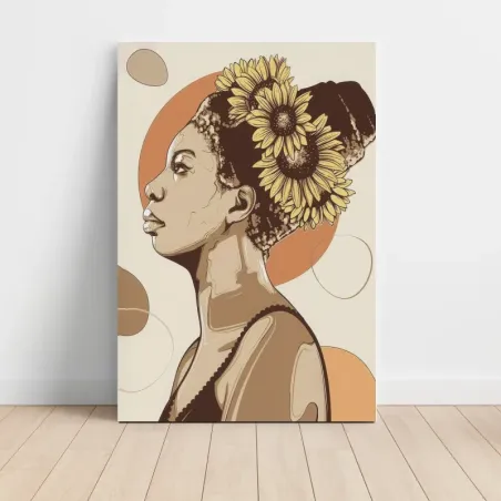 Nina Simone – Sunflower Illustration Fine Art Music Poster