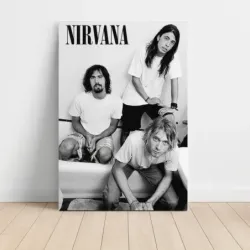 Nirvana – Band Photo Bathtub Fine Art Music Poster