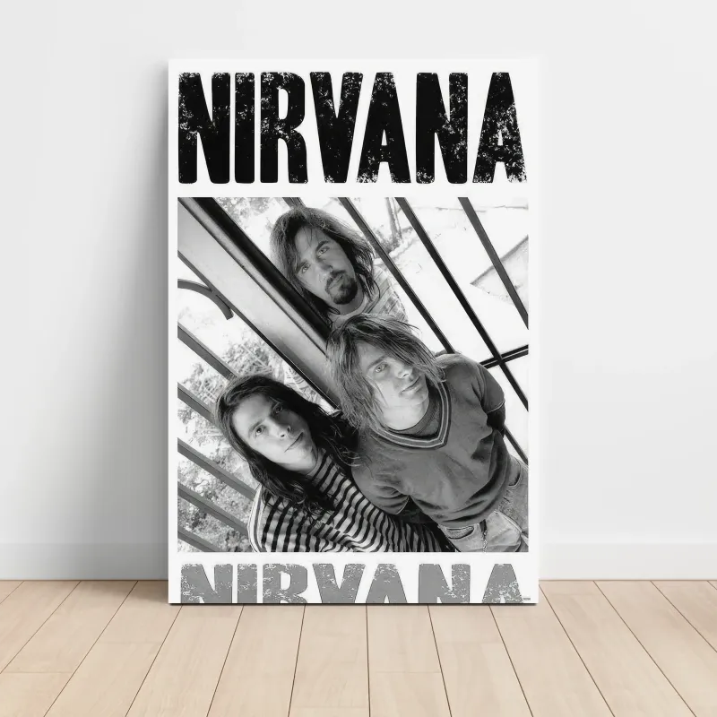 Nirvana – Band Photo Black and White Fine Art Music Poster